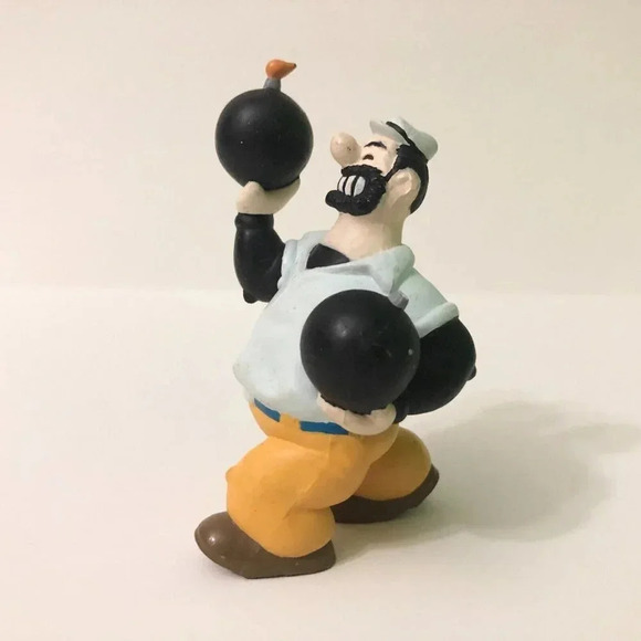 Vtg 1989 Bluto The Terrible Popeye KFS PVC  Figure - Picture 2 of 9
